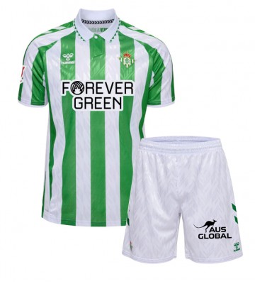 Real Betis Hemmakläder Barn 2024-25 Kortärmad (+ Korta byxor)